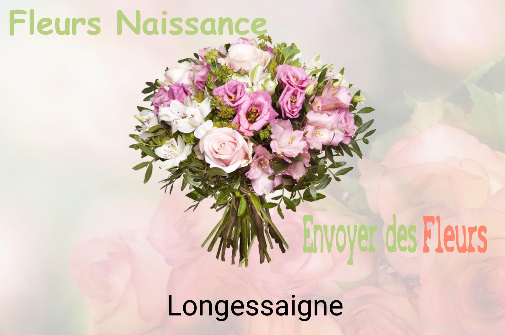 Bouquet de fleurs de naissance livré à Longessaigne